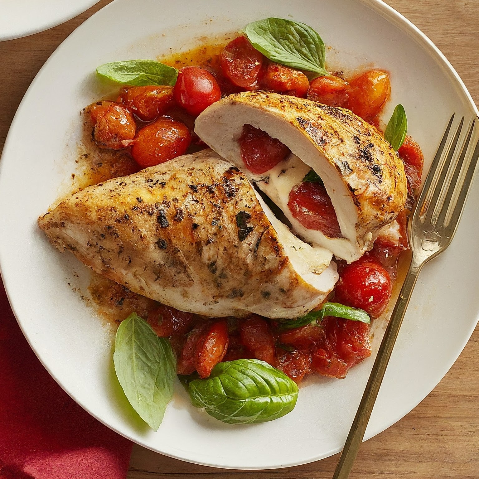 Caprese Stuffed Chicken Breast